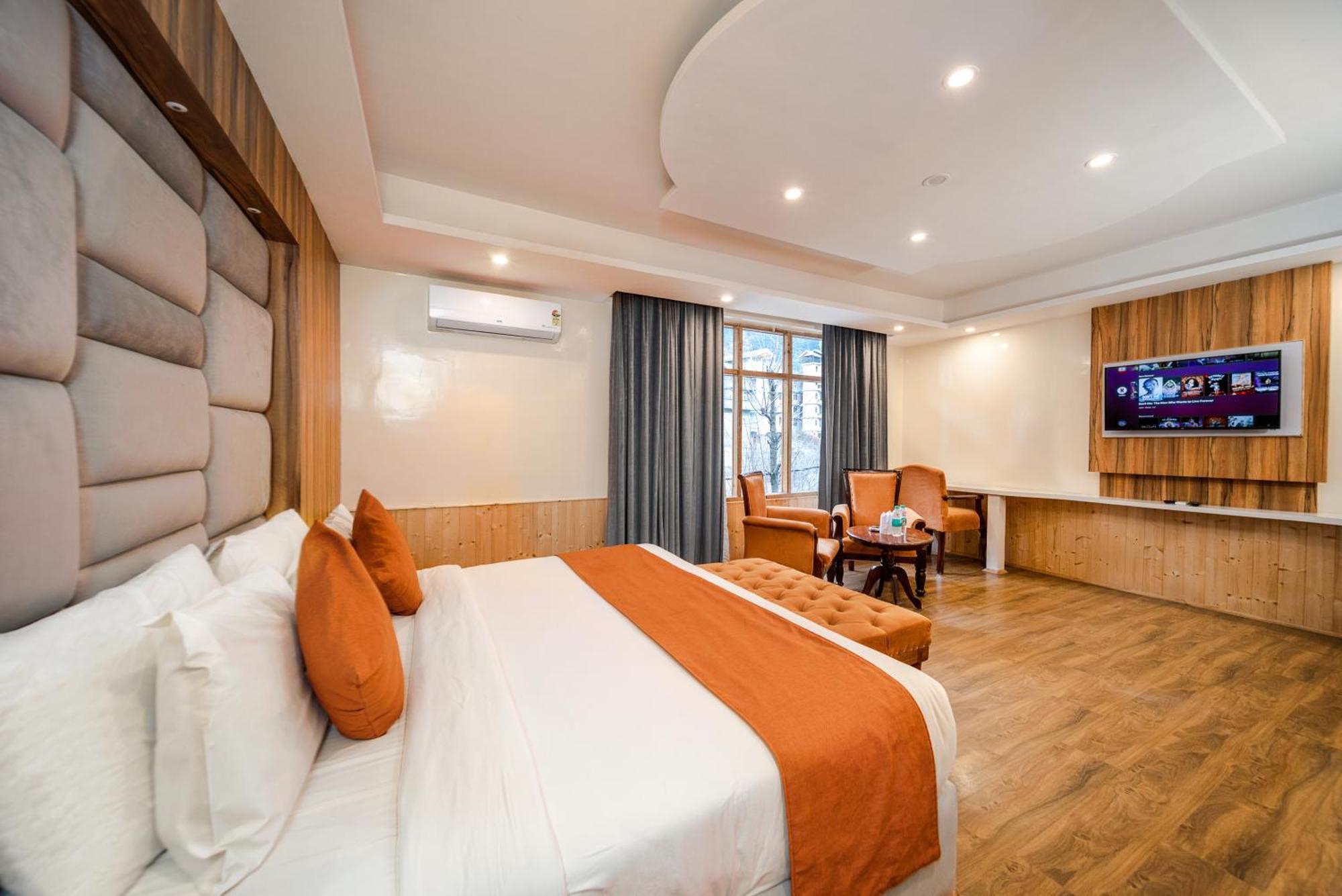 Hill River Resort - Central Heated & Air Cooled - Near Mall Road , Best Property Of Manali 2024- 2025 Zewnętrze zdjęcie