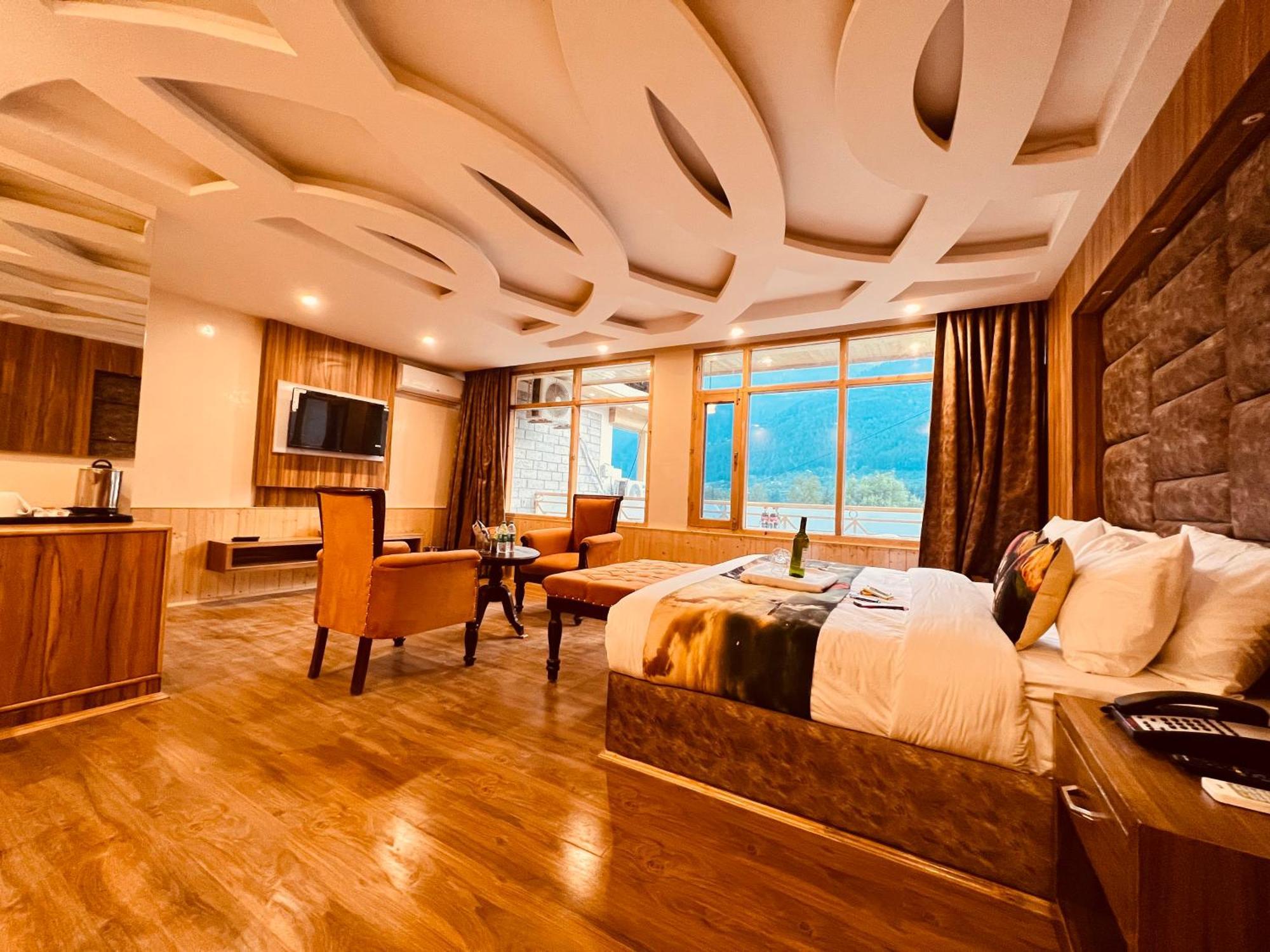Hill River Resort - Central Heated & Air Cooled - Near Mall Road , Best Property Of Manali 2024- 2025 Zewnętrze zdjęcie