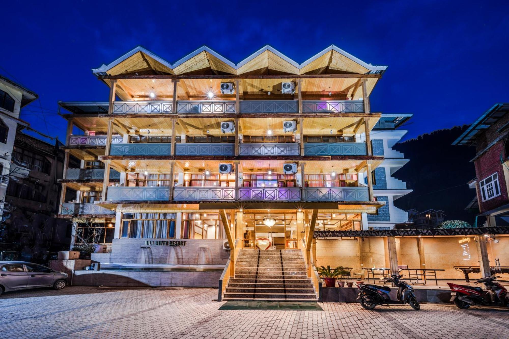 Hill River Resort - Central Heated & Air Cooled - Near Mall Road , Best Property Of Manali 2024- 2025 Zewnętrze zdjęcie